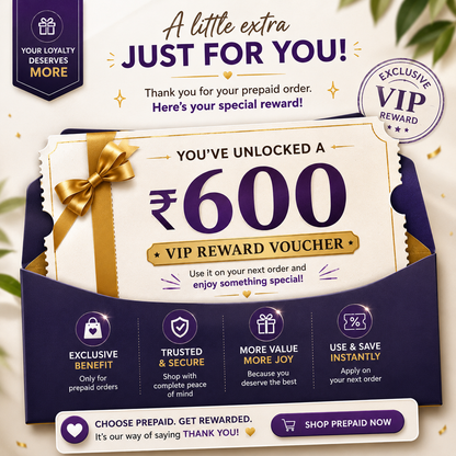 🎉 Congratulations! You've Unlocked a ₹600 VIP Reward Voucher